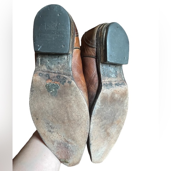 Continental Mens Cowboy Boots Brown Leather - Picture 8 of 13